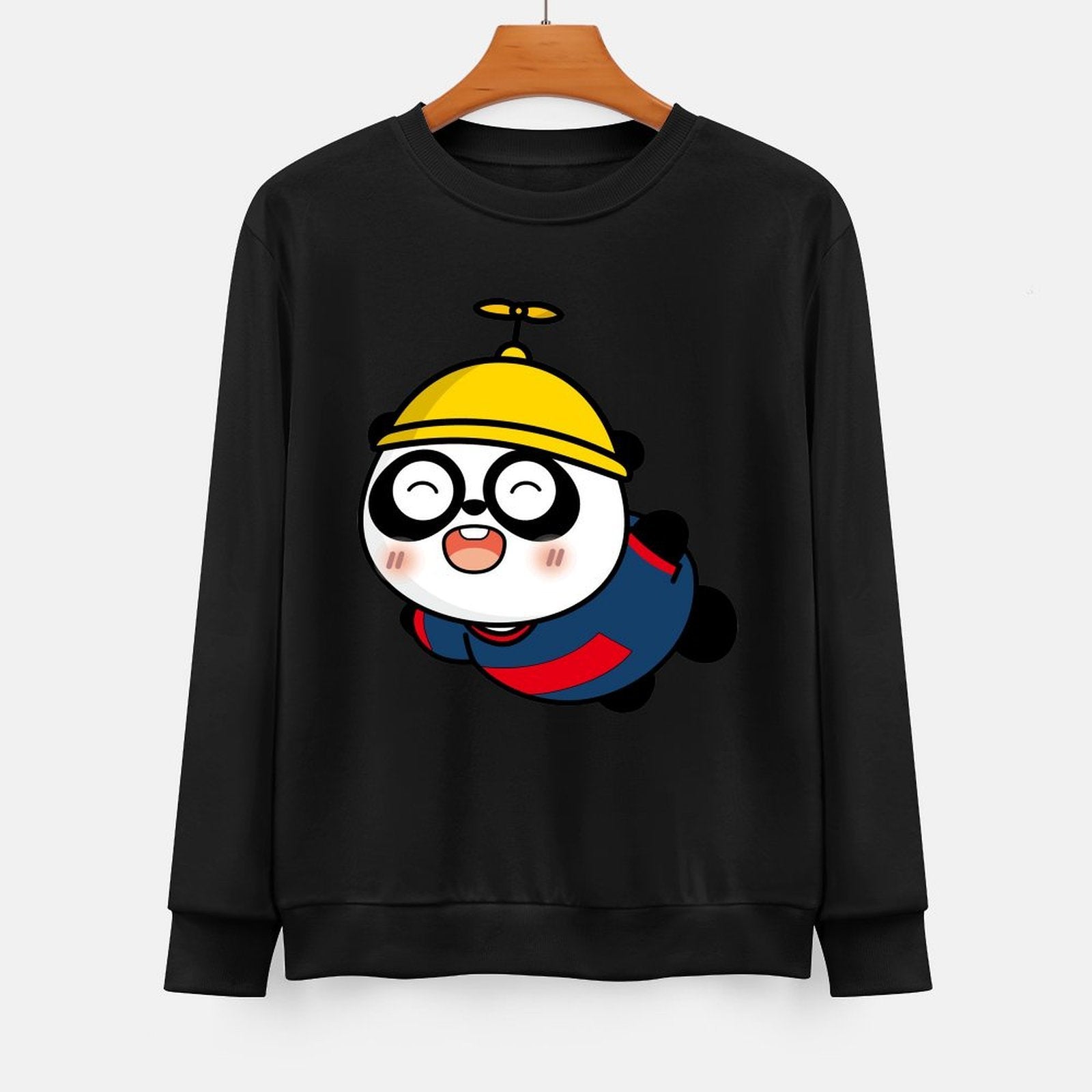 Front Patterned Long Sleeve TopColorfast Signature